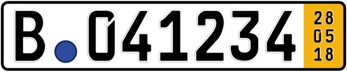 eVB-Kurzzeitkennzeichen